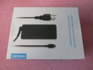 Lenovo 65W USB-C AC Adapter for IdeaPad ThinkPad laptop tablet charge with USB-C - Picture 1 of 3