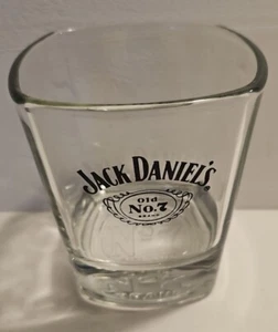 Jack Daniels Old No 7 Brand Whiskey Barware Rocks Glas Becher Quadratisch 2 Stück - Bild 1 von 4