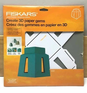 Fiskars 3D Paper Craft Gems / Lantern Template /  White / 177130  03-048921r2 - Picture 1 of 4