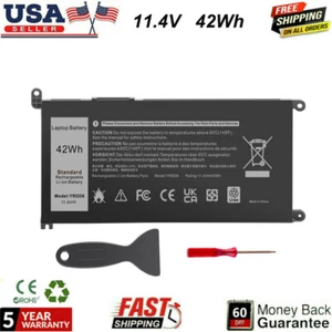 42wh YRDD6 Laptop Battery For Dell Inspiron 3493 3582 3583 3584 7586 3793 1VX1H - Picture 1 of 25