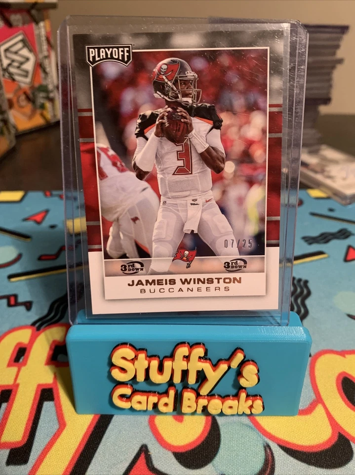 Jameis Winston 2017 Playoff 3rd Down Card #85 Serial #7/25 - Image 1 of 1