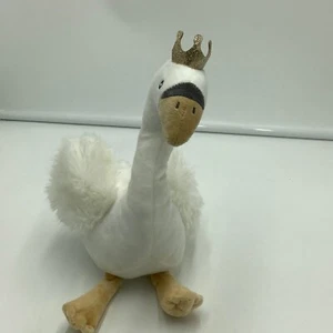 First Impressions White Swan Crown Plush Soft Toy Stuffed Animal  - Picture 1 of 5