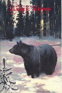Pennsylvania Game News November 1988 Cover von Ken Laager Schwarzbär - Bild 1 von 3