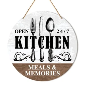 Kitchen Sign Decor for Wall Kitchen Hanging Sign Decor Rustic Wall Decoration... - Picture 1 of 5
