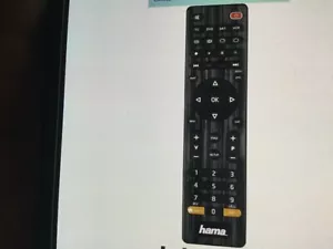 Hama Universal 10cm 4-in-1 Remote Control for TV/DVD/STB/VCR, black - Picture 1 of 2