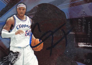 COREY MAGGETTE LOS ANGELES CLIPPERS SIGNED CARD BOBCATS DETROIT PISTONS WARRIORS - Picture 1 of 1