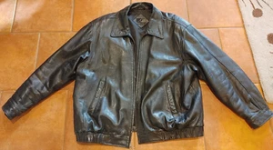 J. Ferrar Black Genuine Soft Lambskin Jacket Men's XXL Insulated Lining - Picture 1 of 8