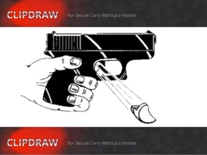 Clipdraw for GLOCK 17 #4L LEFT HAND Saf-T-Blok Safety Lock Storage Conceal Carry - Picture 1 of 9