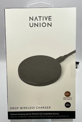 Cargador inalámbrico Native Union Drop Sage USB A A USB C DROP-GRY-FB-NP Foto 1 de 3