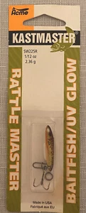 ACME Kastmaster Rattlemaste Spoon Baitfish UV Glow Series SW225R 1/12 Oz. 2,36g - Bild 1 von 3