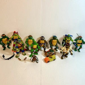 Lote de figuras de acción Tortugas Ninja adolescentes mutantes TMNT - Imagen 1 de 22