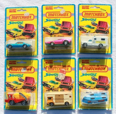 Matchbox 1975-79 - Pontiac Firebird, Clipper, Ambulance, . - Lot of 6 - Image 1 of 4