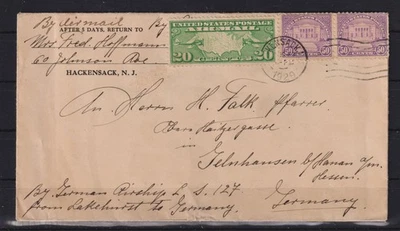 AO682) Zeppelin Brief USA 1929 Weltrundfahrt - Bild 1 von 2