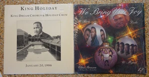 Lot of 2 12" Records HIP HOP RAP HOLIDAY- Run DMC (King Jr) LUKE H-Town (Xmas) - Picture 1 of 9