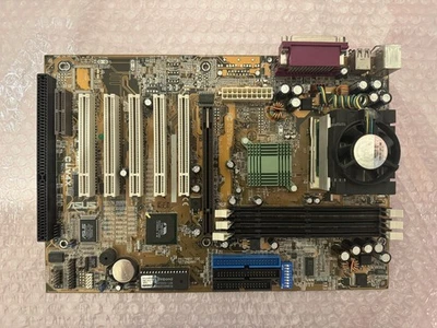 Computer Retro Mainboard ASUS CUV4X ATX + CPU Intel Pentium III 800 MHz - Bild 1 von 3
