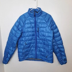 Cappotto piumino d'oca Eastern Mountain Sports blu 800 FP outdoor taglia small - Foto 1 di 10
