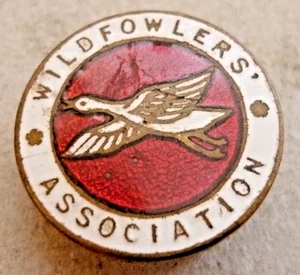 VINTAGE ENAMEL BADGE WAGBI WILDFOWLERS ASSOCIATION EARLY ISSUE BADGE - Picture 1 of 4