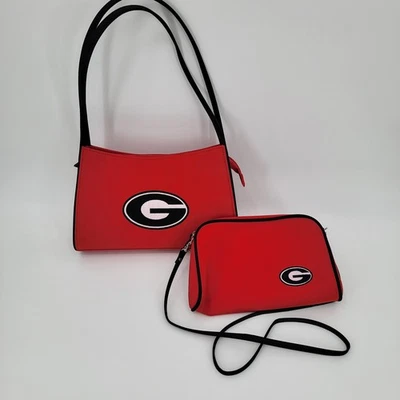 Cartera bandolera Sandol para mujer roja Georgia Bulldogs Plus Add l 2 en 1 Foto 1 de 4