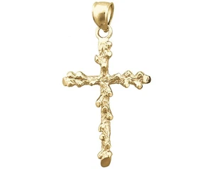 Colgante Cruz 3D Oro 14K 26MM - Imagen 1 de 6