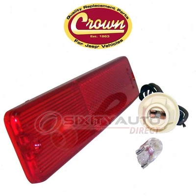 Crown Automotive Front Right Side Marker Light Lens for 1976-1988 Jeep J20 - xd Foto 1 de 4