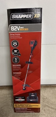 Aparador de Cordas Snapper XD 82V MAX Íon de Lítio Sem Fio 16” (Somente Ferramenta) Novo - Imagem 1 de 4