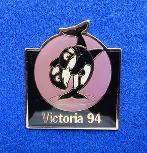 Wrestling Kleewyck Orca Killer Whale Coach Coaching Incentive Award Lapel Pin - Picture 1 of 3