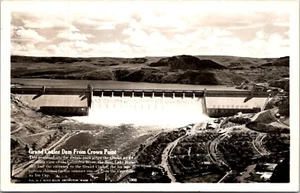 Grand Coulee Dam Crown Point Washington RPPC - Bild 1 von 2