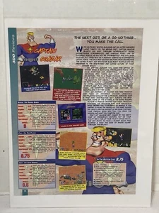 Captain Quazar Video Game Review Magazine Article Print Ad Wall Art Ephemera - Picture 1 of 8