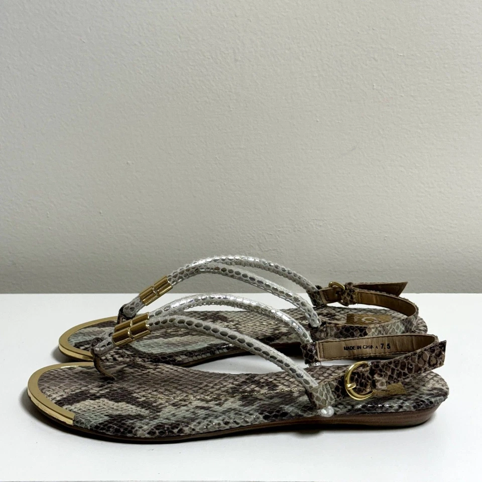 Sandalia Tanga Archer Mujer Dolce Vita Talla 7.5 Estampado Serpiente Foto 1 de 4