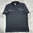 Tiger Woods Shirt Herren schwarz groß Nike Eagle Creek Golfschläger kurzärmelig
