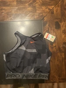 NIKE PRO DAMEN TRAINING TANK TOP L SCHWARZ UND GRAU - Bild 1 von 3