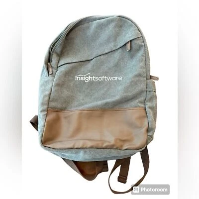 Port Authority 品牌背包 背包 蓝色 褐色 全新无标签 — 第 1/4 张图片