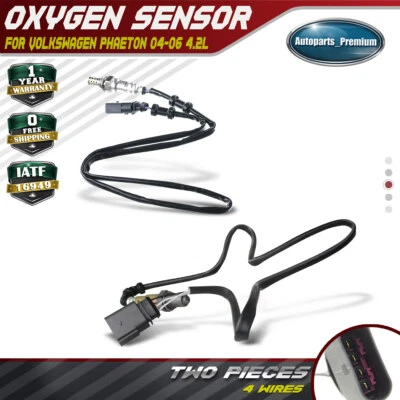2x Sensores de oxígeno O2 aguas abajo izquierda y derecha para Volkswagen Phaeton 04-06 4,2 L Foto 1 de 4