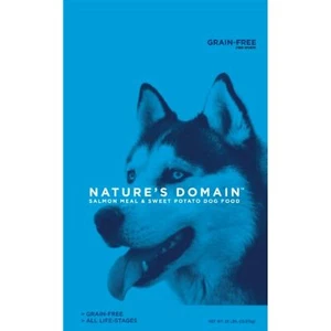 Kirkland Signature Nature's Domain Grain-Free All Life Stages Salmon Meal & - Picture 1 of 3
