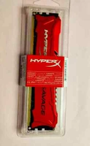 HyperX HX321C11SR/8 Savage 8GB 2133 MHz Ddr3 CL11 DIMM XMP Memory Module Red RAM - Afbeelding 1 van 2