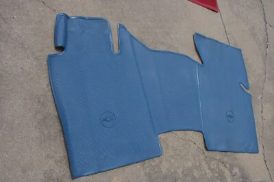 1971 1976 IMPALA BLUE FRONT FLOOR MAT NOS GM CAPRICE 1972 1973 CHEVROLET 74 75 - Image 1 of 4