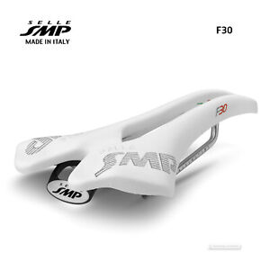 NEW 2023 Selle SMP F30 Saddle : WHITE - MADE IN iTALY!