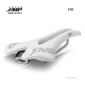 NEW 2023 Selle SMP F30 Saddle : WHITE - MADE IN iTALY! - Picture 1 of 2