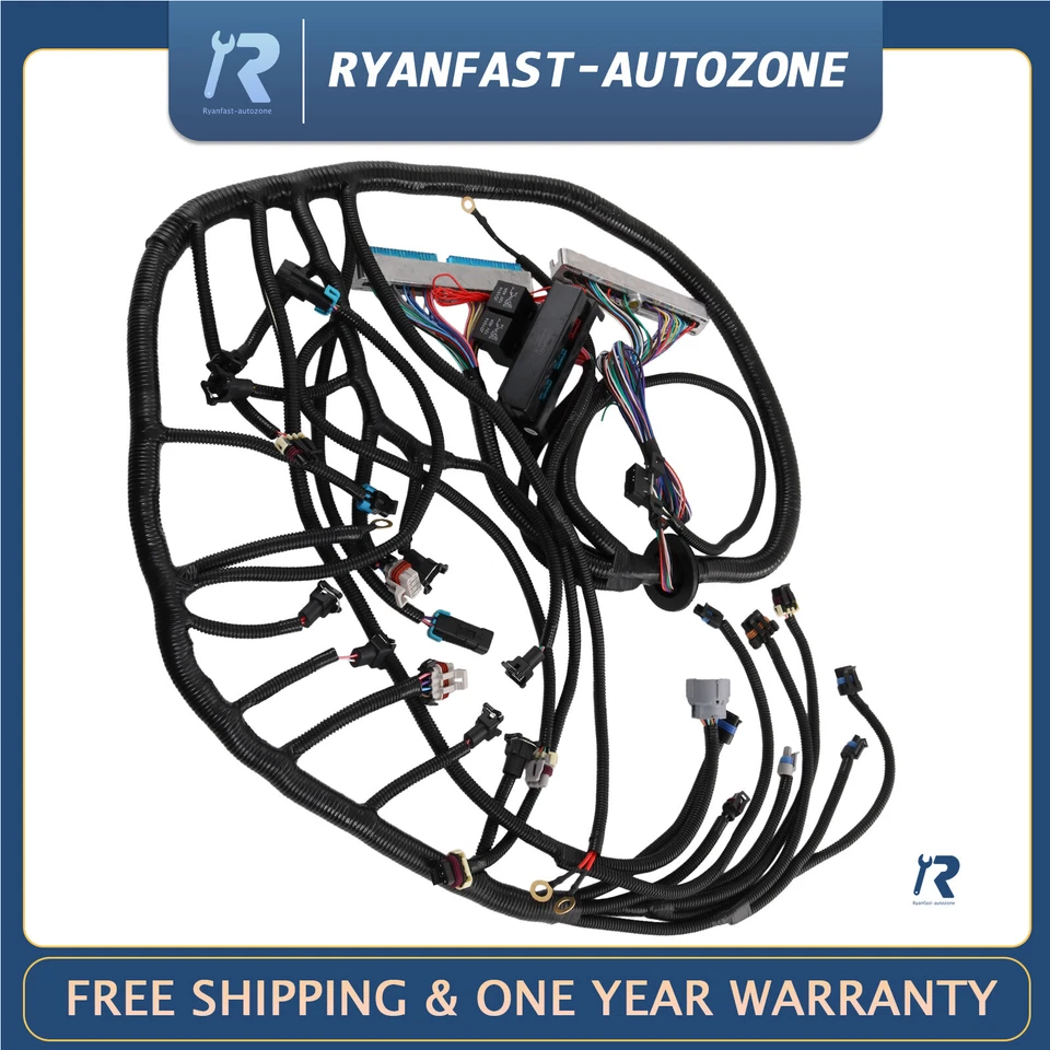 Standalone Wiring Harness fit for 1999-2006 LS1-4L60E LS SWAPS DBC 4.8 5.3 6.0 - Imagem 1 de 4