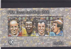 MALTA SG MS1488 MNH MINT STAMP SHEET 2006 FIFA WORLD CUP - Picture 1 of 1
