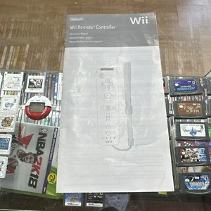 Wii Remote Controller C/RVL-A-CJ-USZ-1 MANUAL ONLY Authentic Insert - Picture 1 of 2