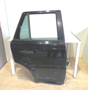 LAND ROVER-RANGE ROVER TDV6 2005 SPORT DRIVERS SIDE REAR DOOR IN BLACK - Picture 1 of 5