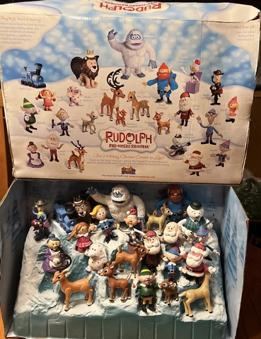 Rudolph The Red Nosed Reindeer Misfit Holiday Figurine Collection 21 Figure Set Cover