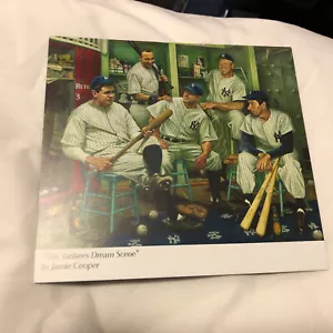 Tarjeta publicitaria de los Yankees Dream Scene de Jamie Cooper 6x6 New York Yankees - Imagen 1 de 2