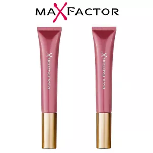 2x Max Factor Colour Elixir Cushion Lips Gloss 9ml - 020 Splendor Chic - Picture 1 of 1