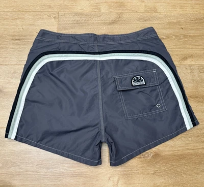 Rainbow Sundek 31 Gray Beach Shorts Swim Trunks Bathing Suit Size 31 S - Image 1 of 4