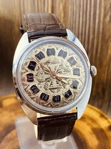 Vintage watch WOSTOK Patterns, silver color dial, Original, USSR, rare #8078 - Picture 1 of 23