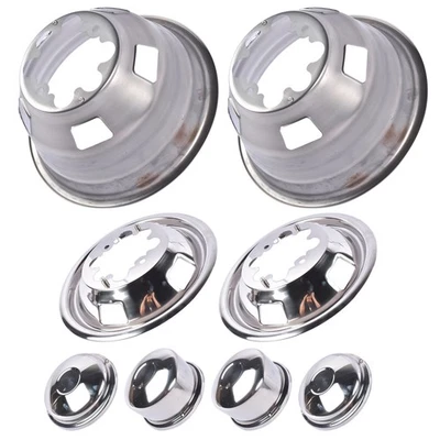 Se adapta a Dodge Ram 3500 2003-2018 17" simuladores de doble rueda revestimientos dobles Foto 1 de 4
