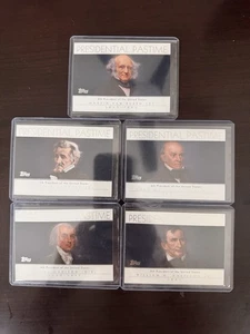 2004 Topps Presidential Pastime Batch Of 5 Presidents. Save On Shipping. - Picture 1 of 2