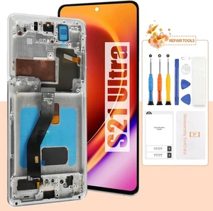 6.8 inch AMOLED for Samsung Galaxy S21 Ultra LCD G998U1 G998W G998B G998B DS - Picture 1 of 8